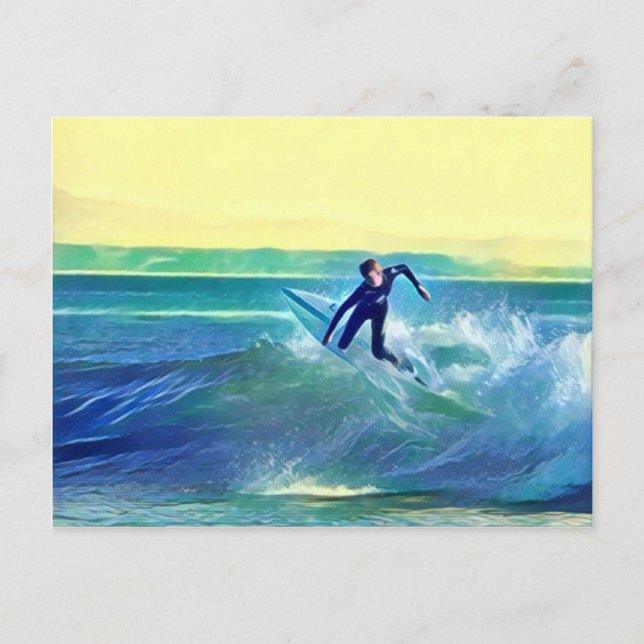 Surfer Postcard (Front)
