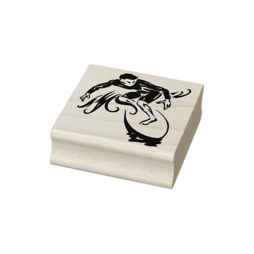 Surfer Rubber Stamp