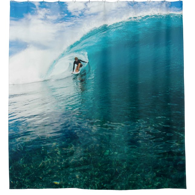 Surfer Shower Curtain (Front)