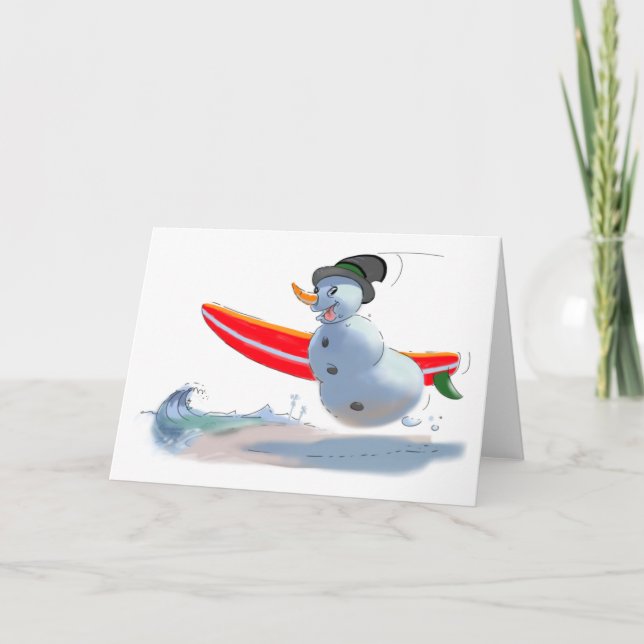 sUrFeR sNoWmAn Holiday Card (Front)