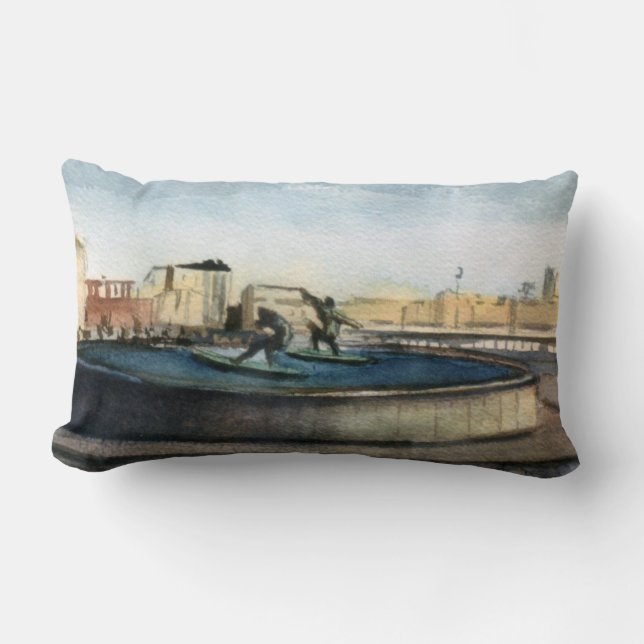 Surfer Source (A Coruña) Lumbar Pillow (Front)