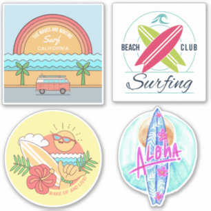 Surfer Stickers