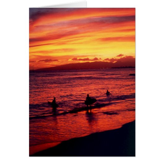 surfer sunset cards (Front)