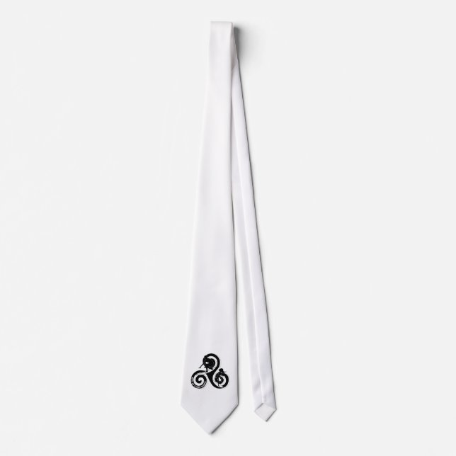 Surfer sur la vague bretonne neck tie (Front)