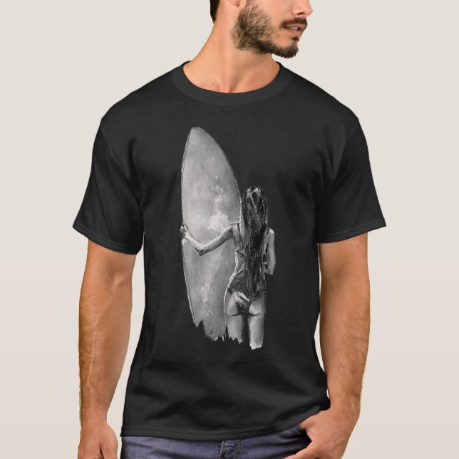 Surfer Surfboard Surfboard Beach Wave Rider T-Shirt (Front)