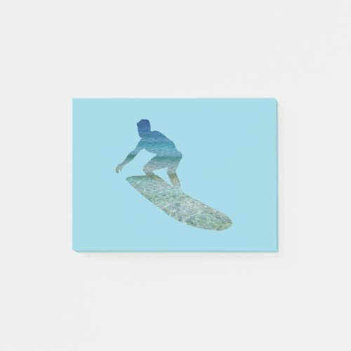 Surfer Surfboarding Ocean Abstract Notes