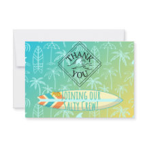 Surfer Thank You Card