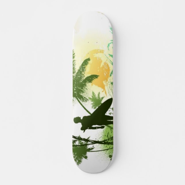 Surfer Theme Skateboard (Front)