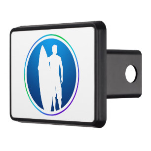 Surfer tow hitch cover