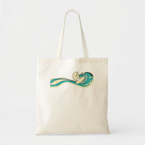 Surfer Vintage Wave Retro Surfing Surf Beach Retro Tote Bag