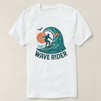 Surfer Wave Rider – Ocean Sunset T-Shirt
