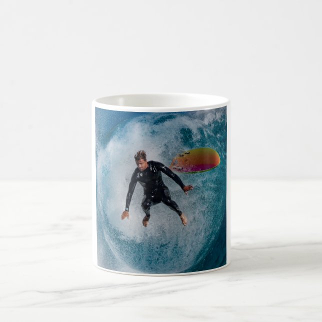 Surfer Wipeout at the Wedge - Mug  (Center)
