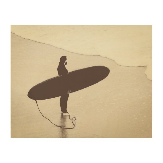 Surfer Wood Wall Decor (Front)