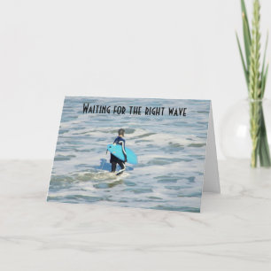 SURFER'S BIRTHDAY WISH CARD