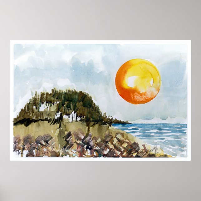 Surfer's Cove Poster (Front)