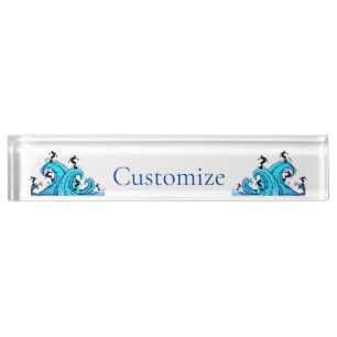 Surfers Everywhere Thunder_Cove  Desk Name Plate