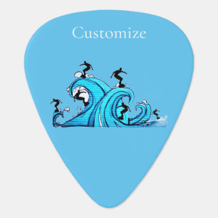 Surfers Everywhere Thunder_Cove  Guitar Pick