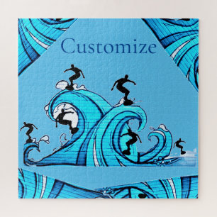 Surfers Everywhere Thunder_Cove Jigsaw Puzzle