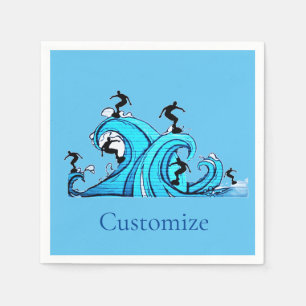 Surfers Everywhere Thunder_Cove  Napkins