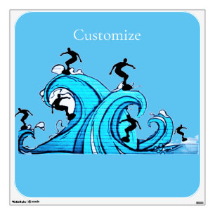 Surfers Everywhere Thunder_Cove Wall Decal