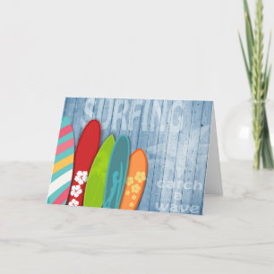 Surfers Greeting Card