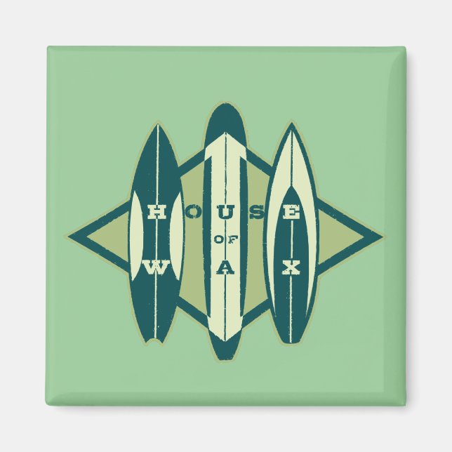 Surfer's House of Wax Magnet (Front)