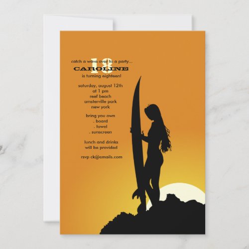 Surfer's Morning Invitation