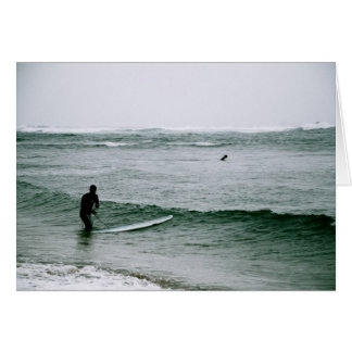 Surfers on the North Shore Cards