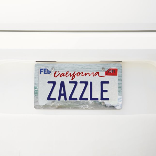 Surfers Paradise #3 #surf #wall #art  License Plate Frame (On Car)
