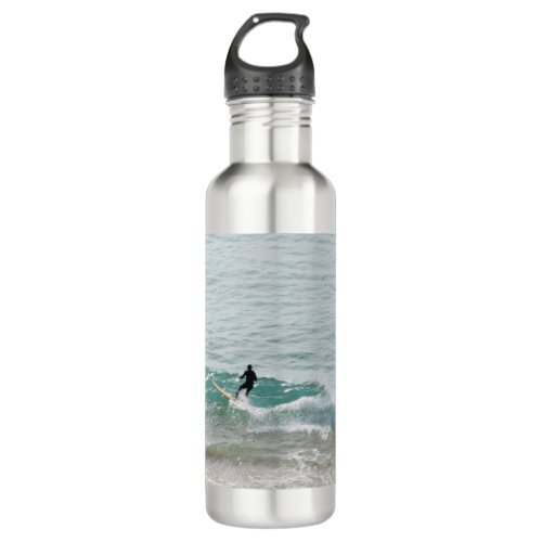Surfers Paradise 3 surf wall art  Stainless Steel Water Bottle