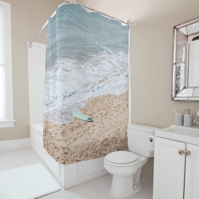 Surfers Paradise #5 #surf #wall #art  Shower Curtain (In Situ)