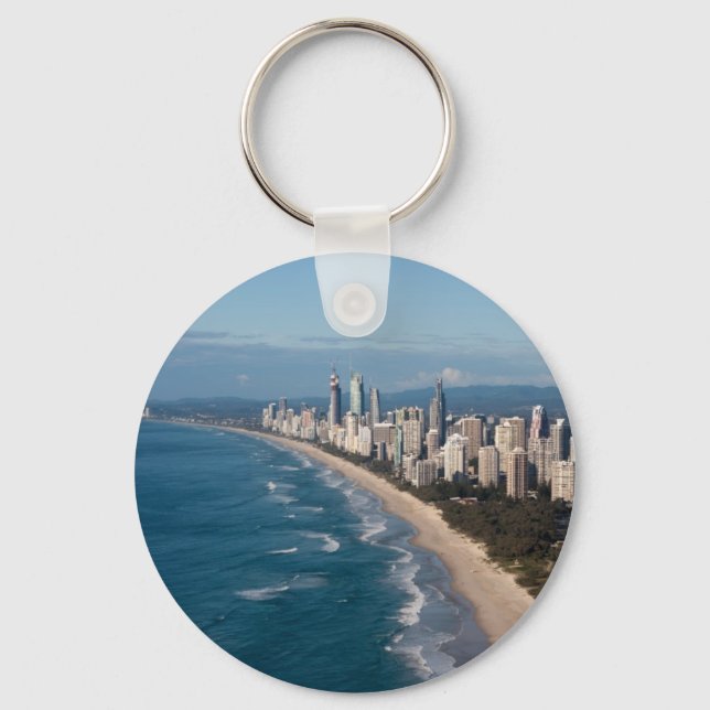 Surfers Paradise Gold Coast Queensland Australia Keychain (Front)