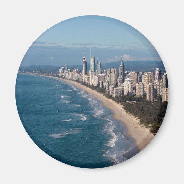 Surfers Paradise Gold Coast Queensland Australia Magnet (Front)