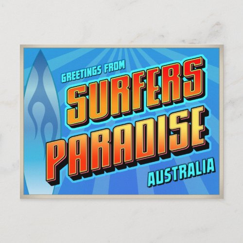 SURFERS PARADISE POSTCARD