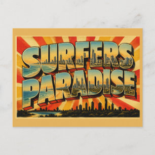 Surfers Paradise Queensland Australia Iconic Beach Postcard