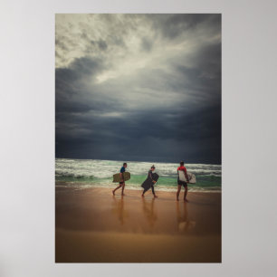 Surfers Retro 2. Poster