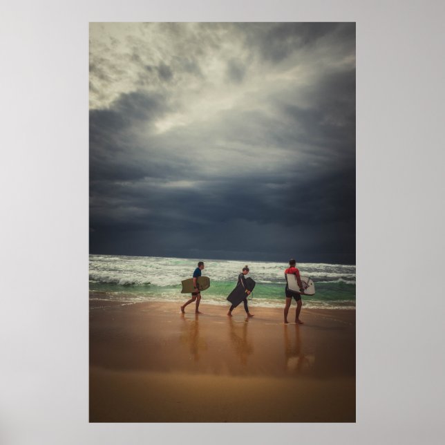 Surfers Retro 2. Poster (Front)