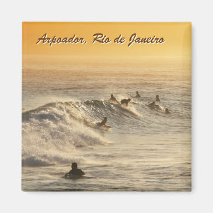 "Surfers, Rio de Janeiro" fridge magnet