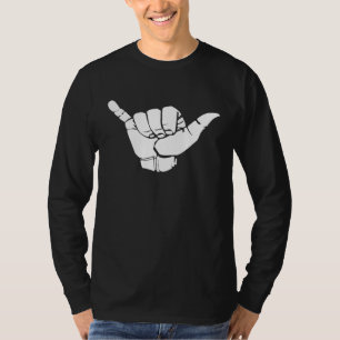 Surfers Shaka Hand Sign Surfing Surf Culture T-Shirt