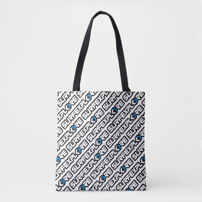 surfEXPLORE Logo Shoulder Tote Bag (Front)