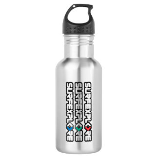 surfEXPLORE Water Bottle, Stainless Steel Bottle