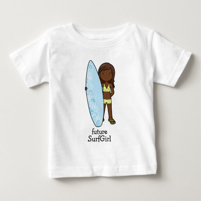 SurfGirl Baby T-Shirt (Front)