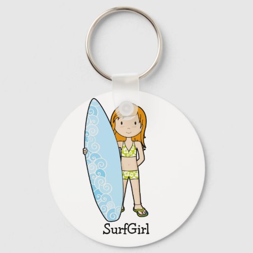 SurfGirl Keychain
