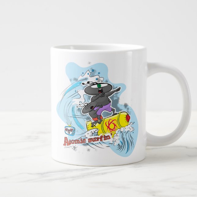 Surfin dudes! giant coffee mug (Right)