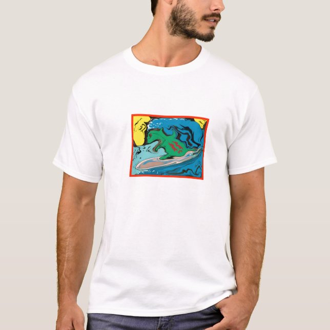 Surfin Salamander T-Shirt (Front)