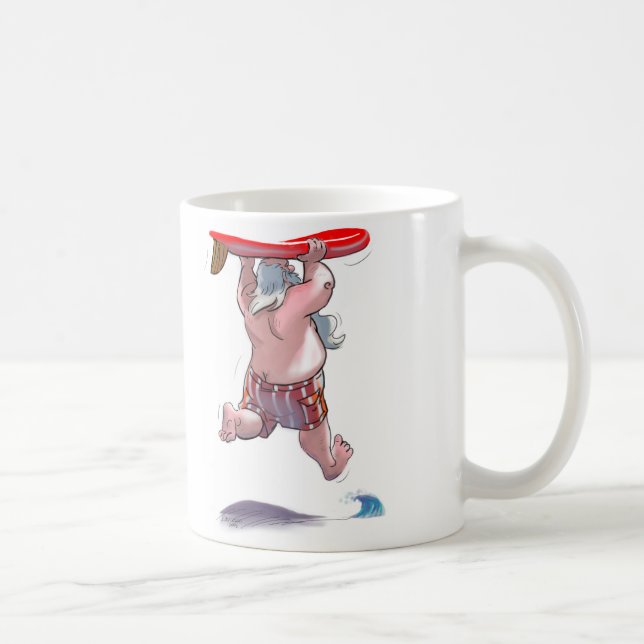 sUrFiN sAnTa Coffee Mug (Right)