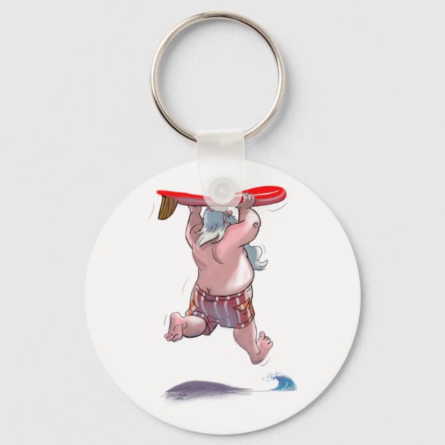 sUrFiN sAnTa Keychain (Front)