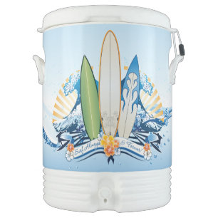 Surfing 2 Igloo Beverage Cooler