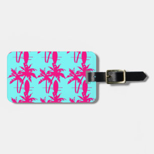 Surfing 2 luggage tag