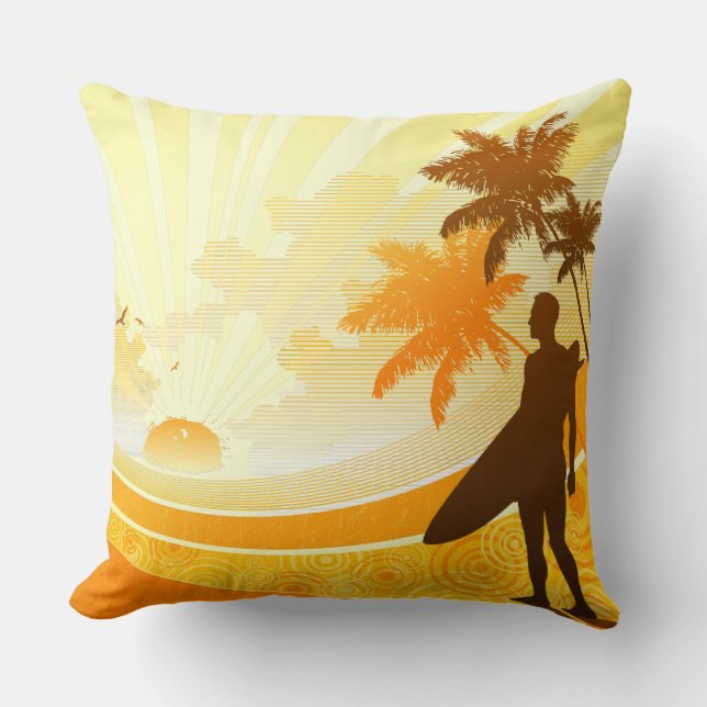 Surfing 7 Pillows (Front)